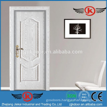 JK-SW9633 pure white main steel wood bedroom door design